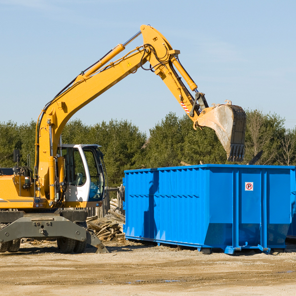 what are the rental fees for a residential dumpster in Northwood